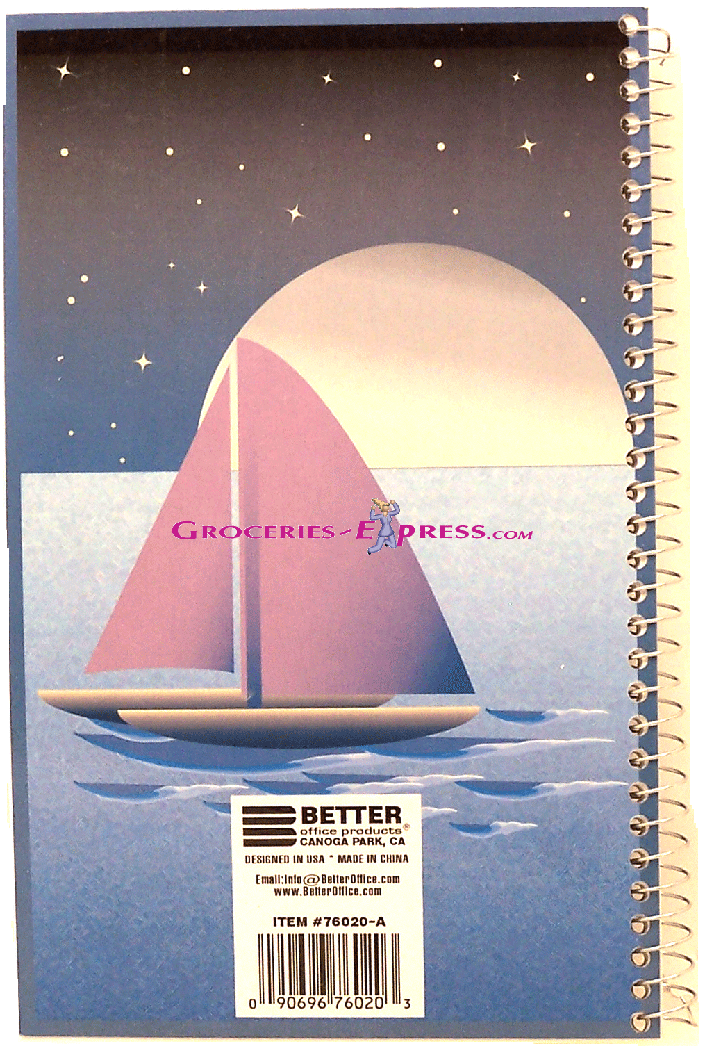 Better Office Products&nbsp;&nbsp;medium size spiral bound notepad Full-Size Picture